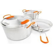 GSI Outdoors Glacier Base Camper Medium pavārmākslas komplekts GSI Outdoors Glacier Base Camper Medium pavārmākslas komplekts