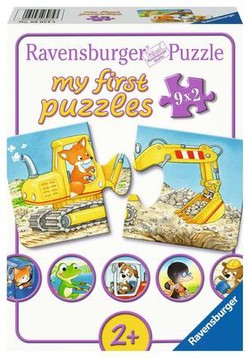 Ravensburger puzle Dzīvnieku būvlaukums Ravensburger puzle Dzīvnieku būvlaukums