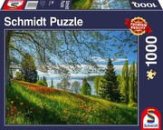 Schmidt Spiele Puzzle Pavasara aleja uz tulpju ziedēšanu Mainau sala