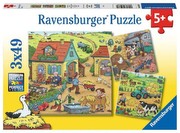 Ravensburger Puzzle Daudz notiek saimniecībā Ravensburger Puzzle Daudz notiek saimniecībā