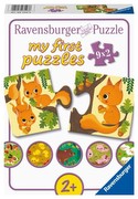 Ravensburger my first puzzles Dzīvnieki un viņu bērni Ravensburger my first puzzles Dzīvnieki un viņu bērni