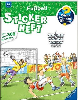 Ravensburger Verlag Kāpēc? Kādēļ? Kāpēc? Uzlīmju grāmata: Futbols Ravensburger Verlag Kāpēc? Kādēļ? Kāpēc? Uzlīmju grāmata: Futbols