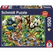 Schmidt Spiele Puzzle Kunterbunte Dzīvnieku pasaule (57385)