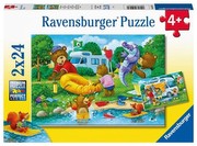 Ravensburger Puzzle Ģimene Lācis dodas kempingā Ravensburger Puzzle Ģimene Lācis dodas kempingā