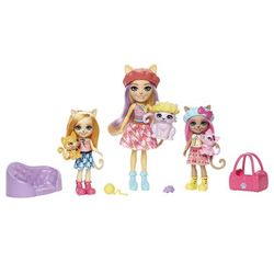 Mattel Enchantimals Siāmas kaķu ģimene (HHC11) Mattel Enchantimals Siāmas kaķu ģimene (HHC11)