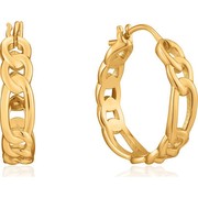Ania Haie Figaro Chain Hoop Creolen (E021-04G)