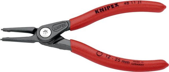 Knipex Precīzijas drošības gredzenu knaibles (48 11 J1SB) Knipex Precīzijas drošības gredzenu knaibles (48 11 J1SB)