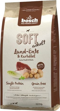Bosch Tiernahrung Soft Land-Ente & Kartupelis 1 kg Bosch Tiernahrung Soft Land-Ente & Kartupelis 1 kg
