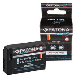Patona Platinum akumulators Canon LP-E17 Patona Platinum akumulators Canon LP-E17