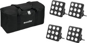 Eurolite Set 4x LED Party Panel RGB+UV + Soft-Bag Eurolite Set 4x LED Party Panel RGB+UV + Soft-Bag