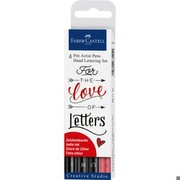 Faber-Castell Pitt Artist Pen Lettering 4er Etui (267115) Faber-Castell Pitt Artist Pen Lettering 4er Etui (267115)