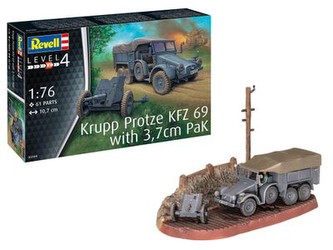 Revell Krupp Protze KFZ 69 ar 3.7cm Pak (03344) Revell Krupp Protze KFZ 69 ar 3.7cm Pak (03344)