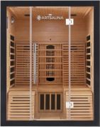 Artsauna Helsinki 150 infrasarkanā kabīne ar dubulto apkures sistēmu Artsauna Helsinki 150 infrasarkanā kabīne ar dubulto apkures sistēmu