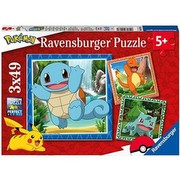 Ravensburger Puzzle Glumanda, Bisasam und Schiggy