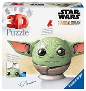 Ravensburger 3D puzles bumba Mandalorian Grogu ar ausīm (11556)