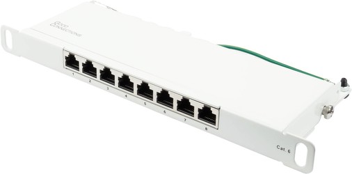 Good Connections Patch Panel 10" Cat. 6 8-Port (GC-N0125)