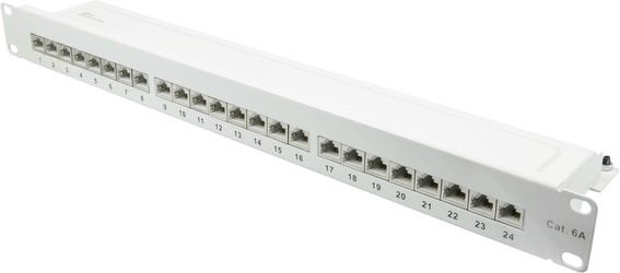 Good Connections Patch Panel 19" Cat. 6A 24-Port (GC-N0146) Good Connections Patch Panel 19" Cat. 6A 24-Port (GC-N0146)