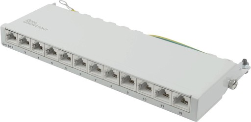 Good Connections Patch Panel Desktop Cat. 6A 12-Port (GC-N0120)