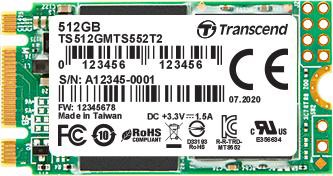 Transcend MTS552T2 512GB (TS512GMTS552T2)