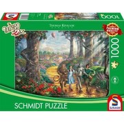 Schmidt Spiele Puzzle Oza burvis - Sekojiet dzeltenajam ķieģeļu ceļam