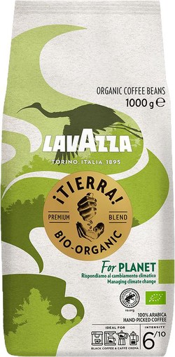 Lavazza Tierra for Planet Bio-Organic (veselas pupiņas) 1 kg