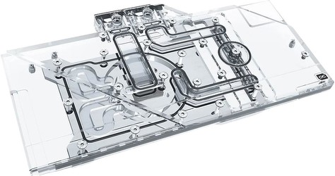Alphacool Eisblock Aurora Akrils GPX-A Radeon RX 6800/6800XT Gaming X Trio ar aizmugurējo plāksni (1