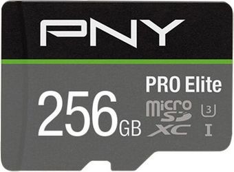 PNY Pro Elite microSDXC 256GB komplekts (P-SDU256V31100PRO-GE) PNY Pro Elite microSDXC 256GB komplekts (P-SDU256V31100PRO-GE)