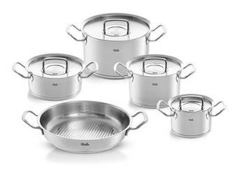 Fissler Original-Profi Collection 5-gab. katlu komplekts ar servēšanas pannu