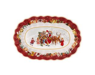 Villeroy & Boch Toy's Fantasy bļoda ovāla Santa un bērni
