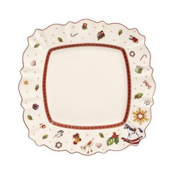 Villeroy & Boch Toy's Delight kvadrātveida ēdienu šķīvis balts Villeroy & Boch Toy's Delight kvadrātveida ēdienu šķīvis balts