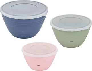 Emsa Prep & Bake jaukšanas bļoda ar vāku komplekts 3-daļīgs Emsa Prep & Bake jaukšanas bļoda ar vāku komplekts 3-daļīgs