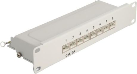 Delock 10" Patchpanel 8 Port Cat.6A 1 HE (66873)