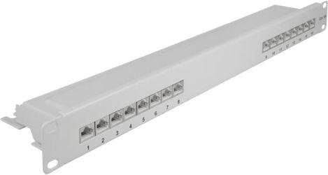 Delock 19" Patchpanel 16 Port Cat.6A 1 HE (66877)
