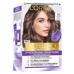 L'Oréal Paris Excellence Cool Creme 7.11 Ultra vēss vidēji blonds