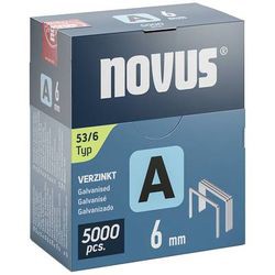 Novus smalkstiepļu skavas A tips 53 6 mm 5000 gab. (042-0761) Novus smalkstiepļu skavas A tips 53 6 mm 5000 gab. (042-0761)