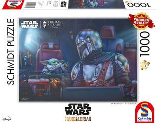 Schmidt Spiele Puzzle Thomas Kinkade Star Wars The Mandalorian - Divi ceļā