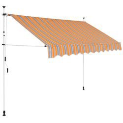 vidaXL Iebīdāma markīze ar manuālo vadību 250 cm (43227) vidaXL Iebīdāma markīze ar manuālo vadību 250 cm (43227)