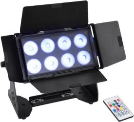 Eurolite Multiflood IP 8x10W RGBW Mazgāšana Eurolite Multiflood IP 8x10W RGBW Mazgāšana