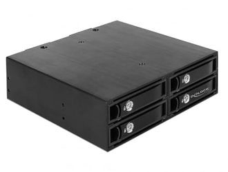 Delock 5.25" maināmais rāmis 4 x 2.5" SATA (47233)