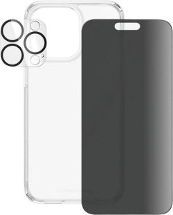 PanzerGlass Privacy 3-in-1 komplekts iPhone 15 Pro Max PanzerGlass Privacy 3-in-1 komplekts iPhone 15 Pro Max