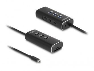 Delock 3 Portu USB 10 Gbps Hub (64234)