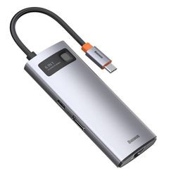 Baseus 6-in-1 USB-C dokstacija (CAHUB-CW0G)
