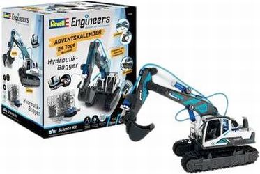 Revell Adventskalender Engineers Hidrauliskais Ekskavators (01054)