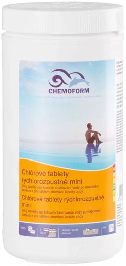 Chemoform Chemoclor T-ātrās tabletes 1 kg Chemoform Chemoclor T-ātrās tabletes 1 kg