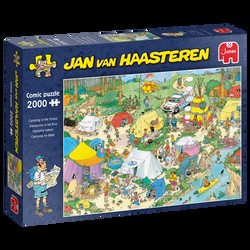 Jumbo Jan van Haasteren - Kempings mežā 2000 gabali