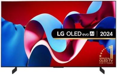 LG 42" OLED evo AI C4 4K Smart TV OLED42C44LA