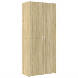 vidaXL augstais skapis koksnes materiāls 80 x 42,5 x 185 cm (3281436) vidaXL augstais skapis koksnes materiāls 80 x 42,5 x 185 cm (3281436)