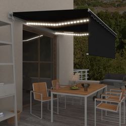 vidaXL Markīze ar rullo LED vēja sensors 4x3 m (306931) vidaXL Markīze ar rullo LED vēja sensors 4x3 m (306931)