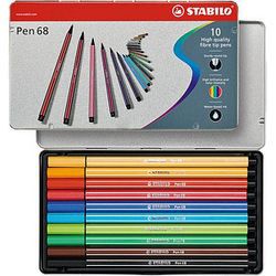 Stabilo Pen 68 šķirots 10 Metalletui (6810-6) Stabilo Pen 68 šķirots 10 Metalletui (6810-6)