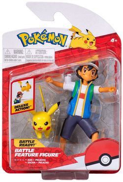 Jazwares Pokémon Battle Feature Figure Ash & Pikachu (PKW2473) Jazwares Pokémon Battle Feature Figure Ash & Pikachu (PKW2473)